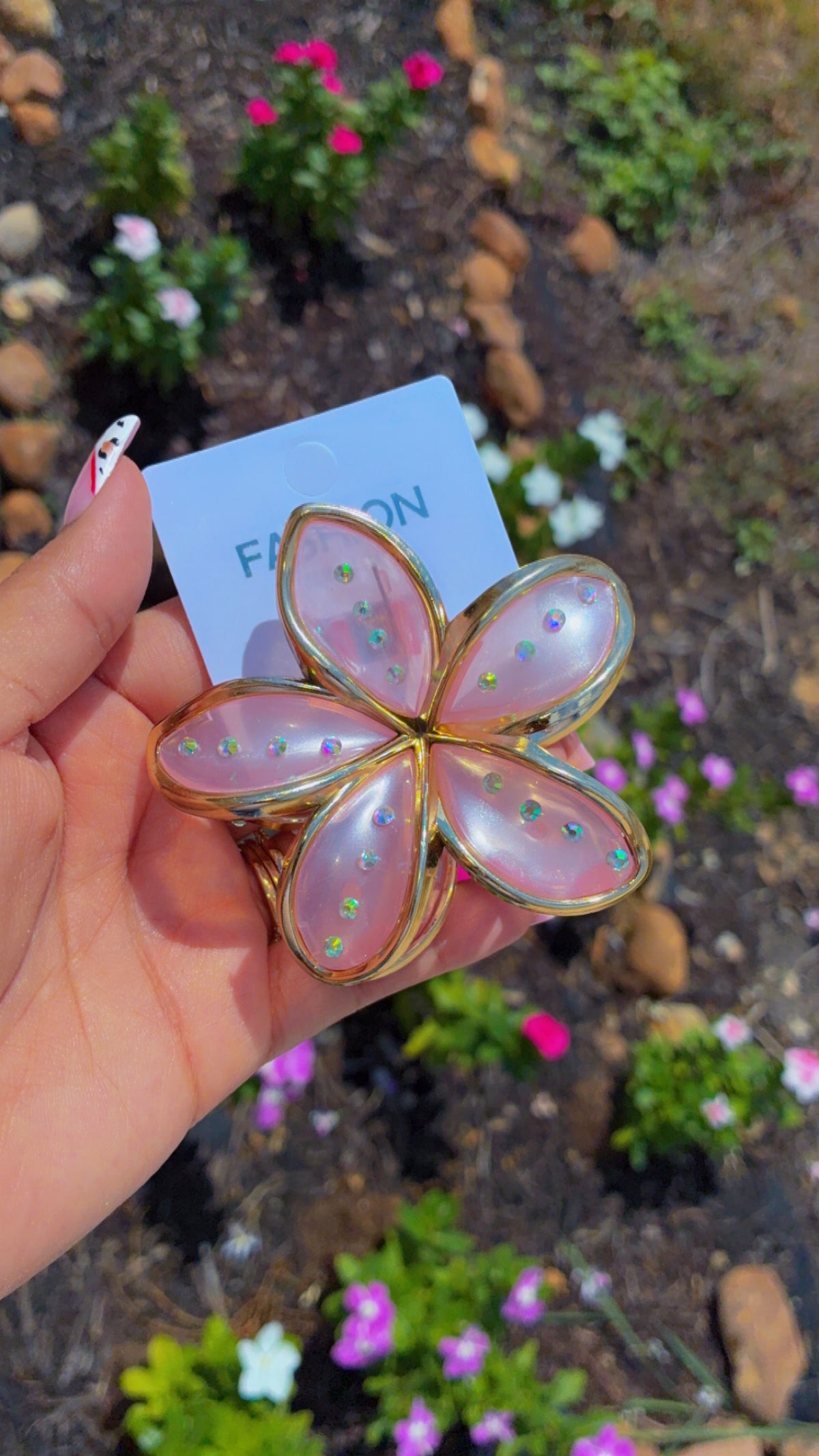 Hibiscus Flower Clip (choose color)