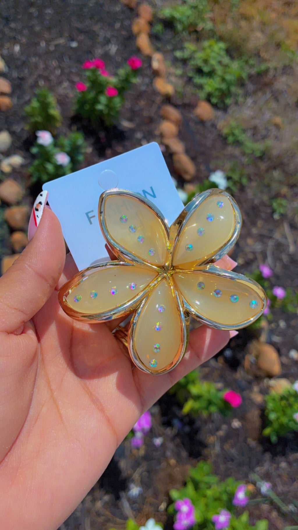 Hibiscus Flower Clip (choose color)