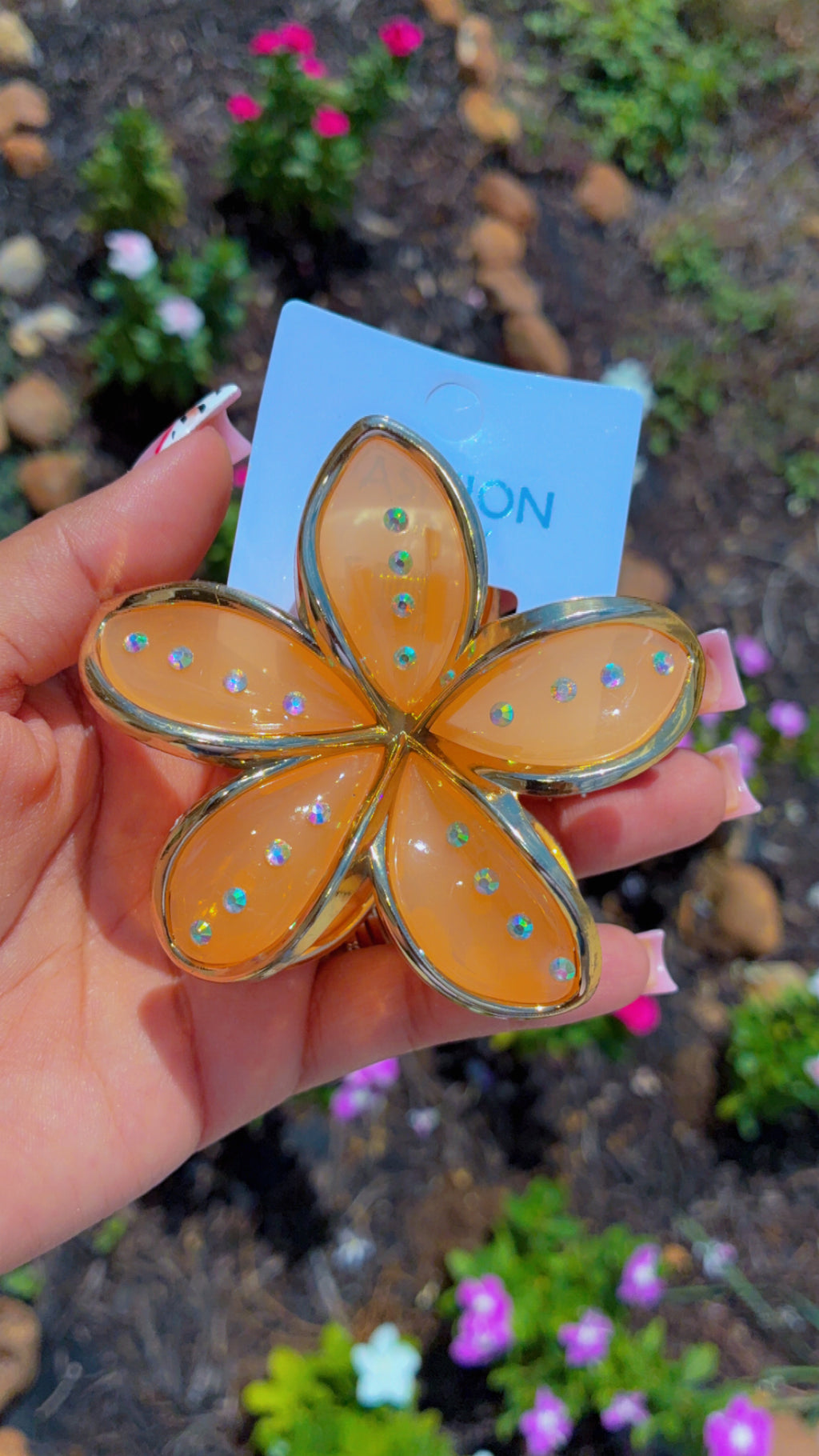 Hibiscus Flower Clip (choose color)